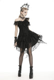 Gothic ghost irreqular frilly dress DW466