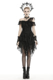 Gothic ghost irreqular frilly dress DW466