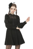 Dark mysterious frilly lace dress DW472