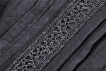 Dark mysterious frilly lace dress DW472