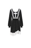 Dark haunted cross ghost dress DW481