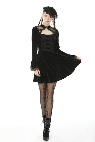 Gothic vampire velvet dress DW483