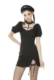 Gothic cross ghost bubble short sleeve dress  DW491