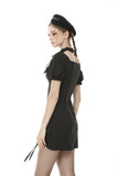 Gothic cross ghost bubble short sleeve dress  DW491