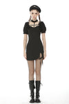 Gothic cross ghost bubble short sleeve dress  DW491