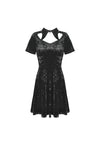 Devil magic diamond velvet dress DW492