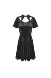 Devil magic diamond velvet dress DW492