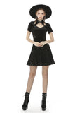 Devil magic diamond velvet dress DW492