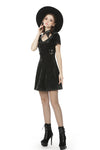 Devil magic diamond velvet dress DW492