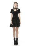 Devil magic diamond velvet dress DW492