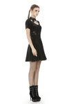 Devil magic diamond velvet dress DW492