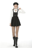 Punk locomotive chain star rebel suspender skirt DW497