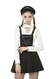 Punk locomotive chain star rebel suspender skirt DW497