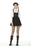 Punk locomotive chain star rebel suspender skirt DW497