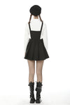 Punk locomotive chain star rebel suspender skirt DW497