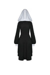 Retro zipper white hoodie rebel black dress DW500