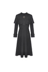 Dark nun cross midi dress DW502