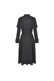 Dark nun cross midi dress DW502