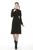 Dark nun cross midi dress DW502