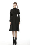 Dark nun cross midi dress DW502