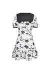 Magic cat sweet cool printed dress DW507