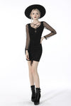 Street fashion lace up chest slim dress DW514