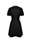 Witch star chest contrast collar dress DW525