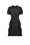 Gothic princess vertical layered shirtwaist dress DW528