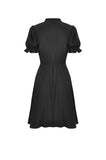 Gothic princess vertical layered shirtwaist dress DW528