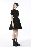 Gothic princess vertical layered shirtwaist dress DW528