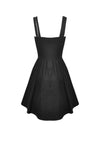 Punk lace up chest asymmetric strap dress DW530