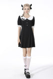 Gothic lolita lace-trim rabbit ear dress DW531