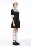 Gothic lolita lace-trim rabbit ear dress DW531