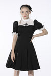 Gothic dead cross short-sleeves dress  DW532