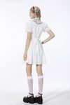 Soulless princess white puff sleeves dress DW548