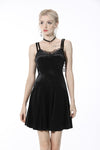 Invisible wings velvet strap dress DW562