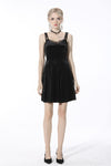 Invisible wings velvet strap dress DW562