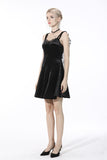 Invisible wings velvet strap dress DW562