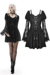 Gothic fake two pieces sexy lace inside join dress DW570