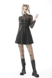 Punk locomotive wash leatherette strap dress DW586