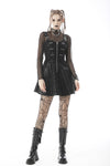 Punk locomotive wash leatherette strap dress DW586