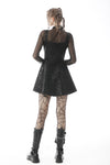 Punk locomotive wash leatherette strap dress DW586