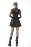 Punk locomotive wash leatherette strap dress DW586