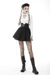 Punk rock side rope pleated strap dress DW587