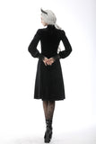 Devil magic ruffle trim bust velvet dress DW588