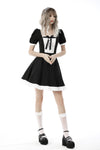 Magic doll black white rebel dress DW637