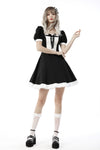 Magic doll black white rebel dress DW637