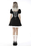 Magic doll black white rebel dress DW637