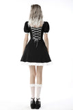 Magic doll black white rebel dress DW637