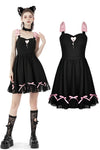 Rock doll heart bow dress DW676